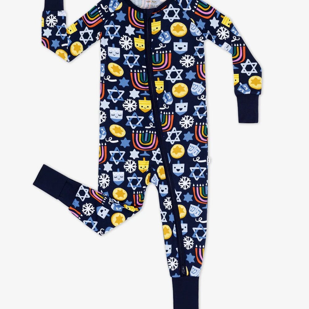 Little Sleepies Hanukkah pajamas - 2T and 6-12mo